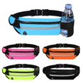 thumbnail image 3 of Riñonera deportiva para correr, unisex, para teléfono móvil, impermeable, para hombre y mujer, táctica, invisible, con soporte para bebidas, 3 of 4