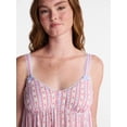 thumbnail image 4 of No Boundaries Woven Sleep Dress, Women's XXS-XXL, 4 of 5
