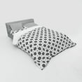 thumbnail image 3 of Ambesonne Oriental Bedding Set 3 Pcs, Vintage Moroccan Design, Twin, Grey Black and White, 3 of 3