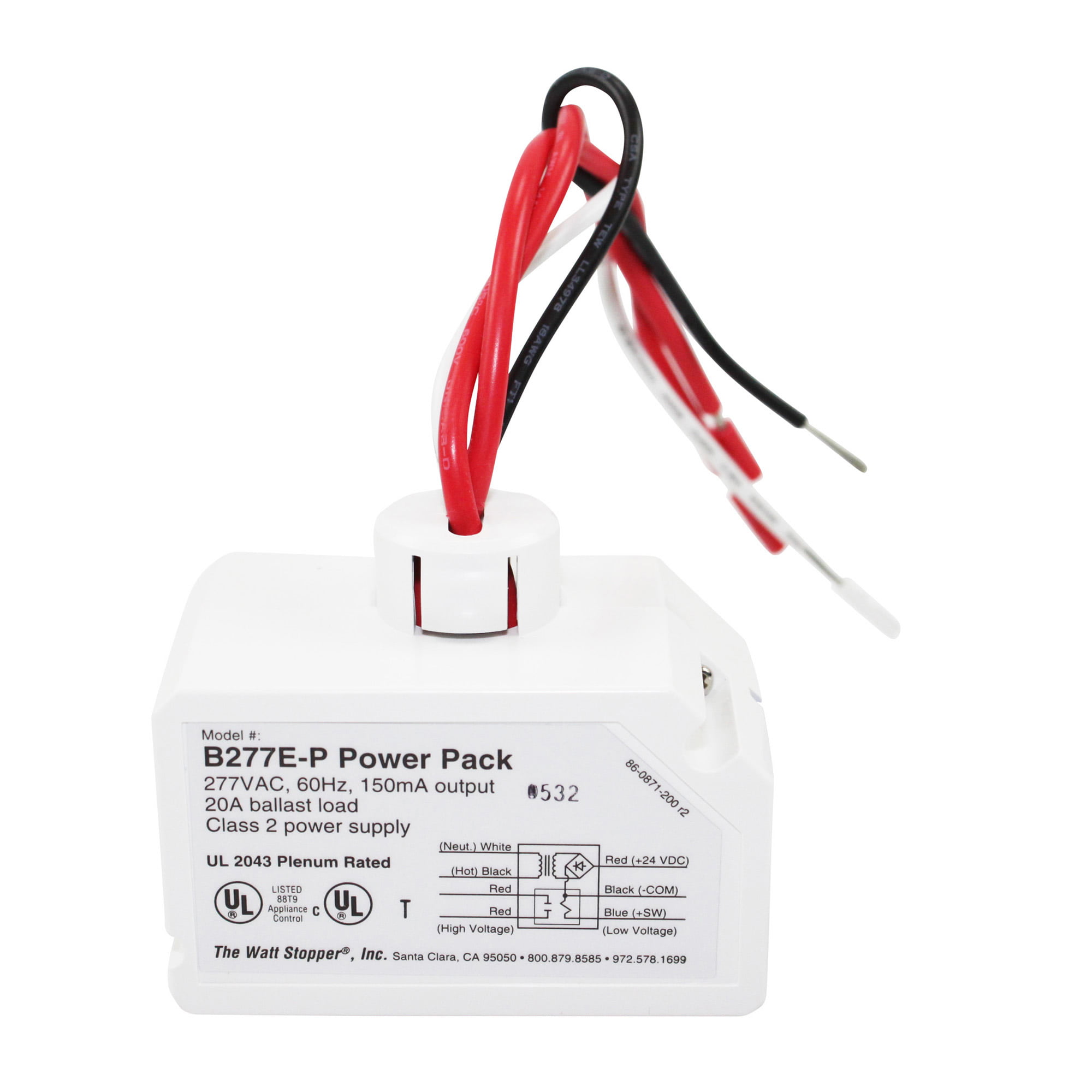 Watt Stopper B277E-P Power Pack 277 V 20 amps 