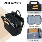 KROSER 17 Waterproof Nylon Laptop Messenger Bag, Black