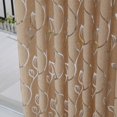 thumbnail image 4 of Cortina Semi Opaca Cenefas de cortina de 2 m Patrón de hoja de vid europea Tul en relieve Romántico para dormitorio Sywqhk Libre de BPA, 4 of 7