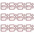 thumbnail image 2 of Intéressants Trombones12 Pcs Trombones Créatifspour Marque-Page Trombone Ensemble Solide Performance, 2 of 8