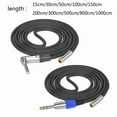 thumbnail image 3 of 6.35mm Male to Female 3.5mm Headphones Adapter TRS 1/4 to 3.5mm Stereo Cord 6.35mm 1/4 Male to 3.5mm 1/8 Female Cable, 3 of 10