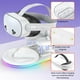thumbnail image 2 of Base de carga para Meta Quest 3S, correa para la cabeza VR y mando Carga rápida con 2 pilas recargables de 1800 mAh, iluminación RGB, soporte de carga magnético VR, 2 of 8