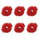thumbnail image 2 of 6 tuercas de liberación rápida para platillos, tapas de platillos rápidos para platillos de tambor de jazz rojo, 2 of 9