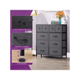 thumbnail image 2 of Cómoda para Dormitorio, Cajonera de Tela de 10 cajones, Cómoda para Armario, Sala de Estar Mueble para Ropa Negro, 2 of 4