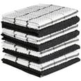 thumbnail image 2 of Wmhsylg Toallitas de limpieza para cocina, 8 unidades, de microfibra de rápida absorción, para secar platos, de algodón súper suave, color negro, 2 of 4