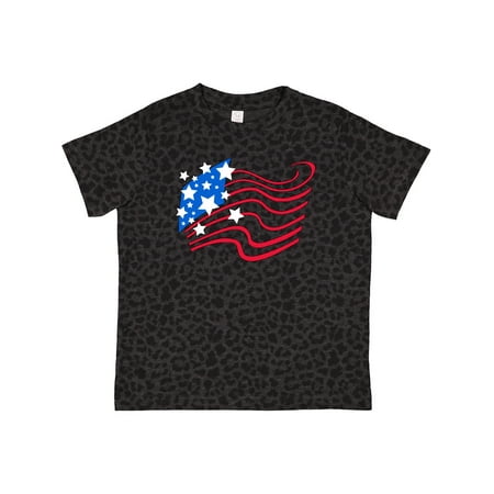 

Inktastic Stylized American Flag Fourth of July Gift Toddler Boy or Toddler Girl T-Shirt