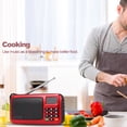 thumbnail image 3 of W405  Digital Radio Portable USB Wired Computer Speaker HiFi Stereo Receiver w/ Flashlight LED Display Support TF Music Play, 3 of 7