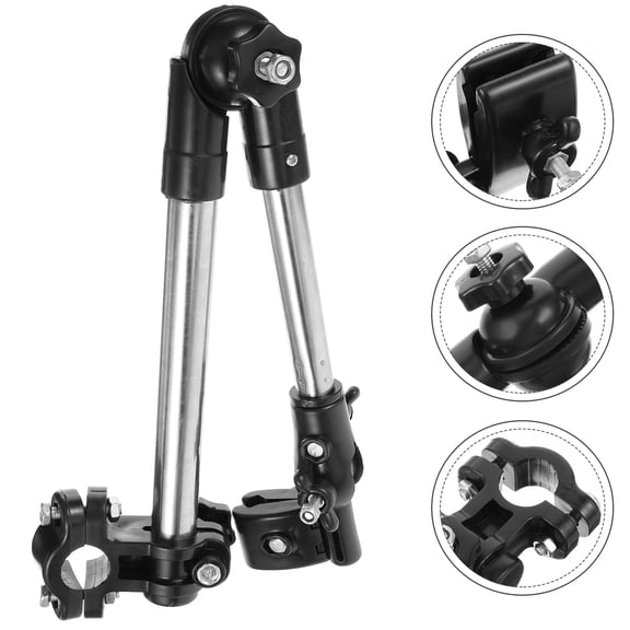 SWETRACE Bicycle Umbrella Stand Stainless Steel 1Set 17.7X3.1X2.0In