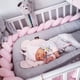 thumbnail image 5 of Almohada de bola de nudo largo tejida, bola de nudo, cama decorativa para habitación de niños, 5 of 5