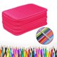 thumbnail image 4 of Estuche portátil de 4 capas para lápices y bolígrafos de acuarela (72 ranuras). Rosa, 4 of 9