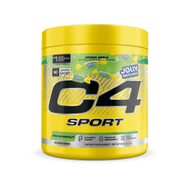 C4 Sport Pre-Workout Powder, Jolly Rancher Green Apple Flavor, 20 Servings