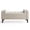 Beige, variant on QinaQin 46.5-Inch Storage Bench/Footstand - a Padded Bed End Bench with Buttoned Tufted Detailing for Bedrooms, Entryways, Living Rooms, and Closets