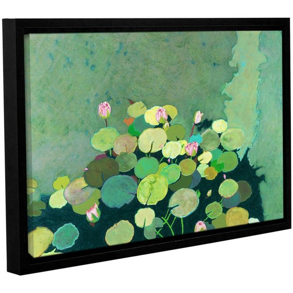 ArtWall Allan Friedlander "Betty's Serenity Pond" Gallery-Wrapped Floater-Framed Canvas