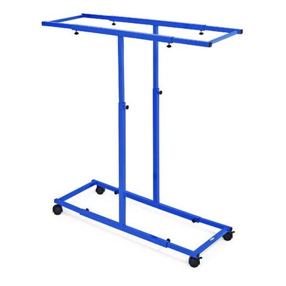 AdirOffice ALHI614BLU Blueprint Storage Cabinet Steel Vertical Plan Center Holder, Assorted Document Sizes, 15 x 27 to 47.25 x 32.5 to 57 in., Blue