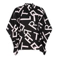 thumbnail image 3 of Summer Saving Wycnly Womens Tops Dressy Casual Fashion Batwing Sleeve Loose Fit Lightweight Comfy Pullover Shirts Summer Elbow-Length Crewneck Tops Solid Blouse Black m, 3 of 7