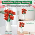 thumbnail image 2 of QOQ Rose Flowers Bouquet Building Sets Artificial Flower Building Kit Valentine's Day Gift for Adults Girls, 2 of 7