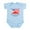 Sky Blue, variant on CafePress - Made In America With Filipino Parts Body Suit - Baby Light Bodysuit
