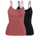 thumbnail image 1 of Set De Dos Blusas Mujer Tirantes Casual Blusa Crop Top Dama UNITALLA, 1 of 5