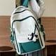 thumbnail image 4 of Mochila de lona | Correas de colchón de aire transpirables | Gran capacidad 30L | Bolsillo para portátil de 15,6 pulgadas | Multicompartimento | Material impermeable y duradero | 45x30x13cm | Bolso, 4 of 5