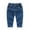 Blue, variant on 4T Boys Pants With Pockets Baby Boys' Jeans Pants Low Waisted Stylish Baggy Pants Vintage Streetwear Solid Classic Sweatpants with Pockets
