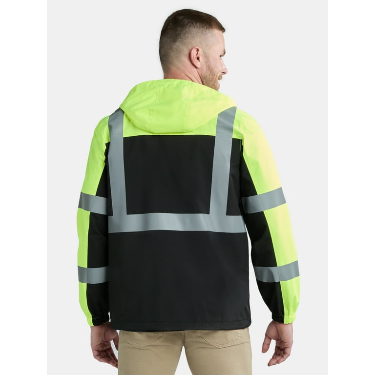 Bass Creek Outfitters Men's Class 3 Hi Vis Bonded Rain Jacket with