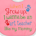 thumbnail image 4 of Inktastic Art Teacher Like Mommy Boys or Girls Baby Bib, 4 of 4