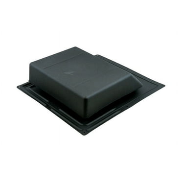 Air Vent 14.9 in. H X 16.6 in. W X 28 in. L X 9 in. D Black Plastic Roof Vent
