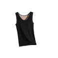 thumbnail image 1 of Guardurnaity Ropa térmica gruesa de cuello para mujer, ropa térmica ajustada para estudiantes y niñas, camisa cálida de estilo informal, chaleco Ropa interior Negro Guardurnaity AP013584-01, 1 of 6