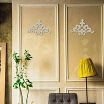 MLINS  Household Ceiling Onlay Applique Decor Ornamental Carving Decal Beige