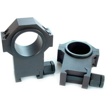 US Tactical Systems Steel 30mm Scope Rings with 1 in. Inserts, Matte Black (Best Tactical Scope On The Market)
