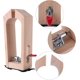 thumbnail image 5 of Herramientas de madera grapa Clip de madera DIY artesanía cuero coser + costura para costura DIY, 5 of 5