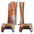 thumbnail image 2 of Brown Orange Background Abstract Texture PS5/PS5 Pro/PS5 Slim Digital Disc Skin Sticker For Console And Controller Skins, 2 of 7