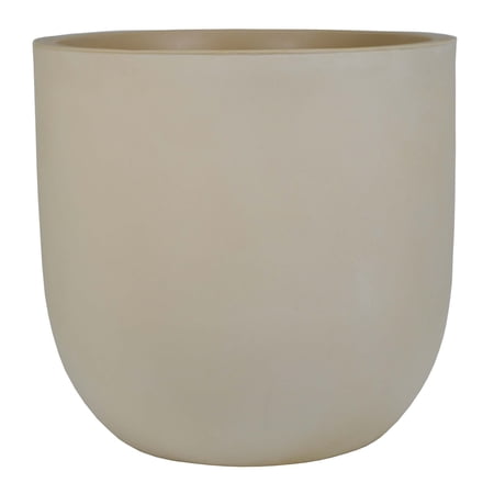 Better Homes & Gardens 18in Mosswood Resin Planter  Antique White