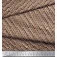 thumbnail image 3 of Soimoi Moss Georgette Fabric Triangle Small Printed Fabric 1 Yard 42 Inch Wide, 3 of 3