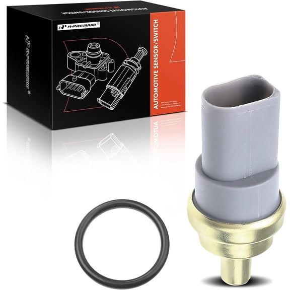 A-Premium Engine Coolant Temperature Sensor Compatible with Audi A4 2000-2020 A3 A5 A6 Q5 Q7 Q3 TT Volkswagen Beetle Jetta Passat CC Golf Tiguan Porsche Cayenne Ford Seat