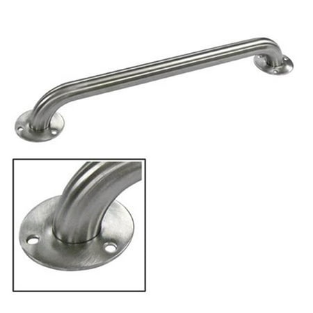 18 Inch Exposed Flange Ada Grab Bar - Stainless Steel