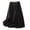 Navy, variant on EDFBUYKRS Female Skirts Long Flowy Skirts Women's Loose Casual Draping Mid Length High Waisted Solid Color Skirt