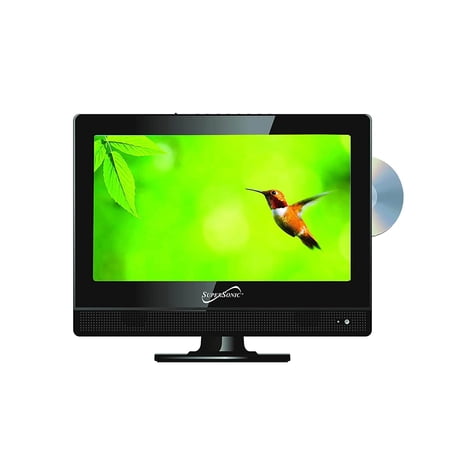 UPC: 0639131013124 | SUPERSONIC SC-1312 13  Black LED HDTV with Built-in DVD Player