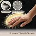 thumbnail image 6 of ODIKA 8'x10' Washable Area Rug Greek Glam Key Border Sparkle Sunburst Round Symmetrical Shimmer for King Size Bedroom Under Bed, Master Suite, Non-Shedding, Easy Care, 6 of 7