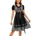thumbnail image 4 of SWSMCLT Women's Oktoberfest Outfits 2 Pcs Beer Carnival Outfit Halloween Dirndl Dress Bavarian Outfits Party Black 22, 4 of 5