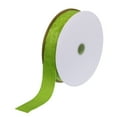 thumbnail image 1 of Unique Bargains Velvet Ribbon 1 1/2 Inch x 25 Yard Single Face Spool Silky DIY Crafts Gift Wrapping Bow Decoration Fresh Green, 1 of 5