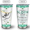 thumbnail image 2 of Sloth Gifts for Women/Men Tumblers 20oz, Sloth Gifts for Girls/Boys/Kids Coffee Mug, Sloth Gifts for Sloth Lovers Mom/Wife Cup, Christmas/Birthday Gift Ideas for Sloth Lover, Sloth Lover Gifts, 2 of 6