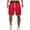 Red, variant on Xysaqa Men's Comfy Knit Shorts Loose-Fit Knee Length Lounge Shorts Lightweight Athletic Running Workout Gym Shorts with Pockets S-2XL Clearance