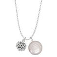 thumbnail image 1 of Delight Jewelry Silvertone Antiqued Snowflake To the World You are a Mother Locket Necklace, 1 of 4