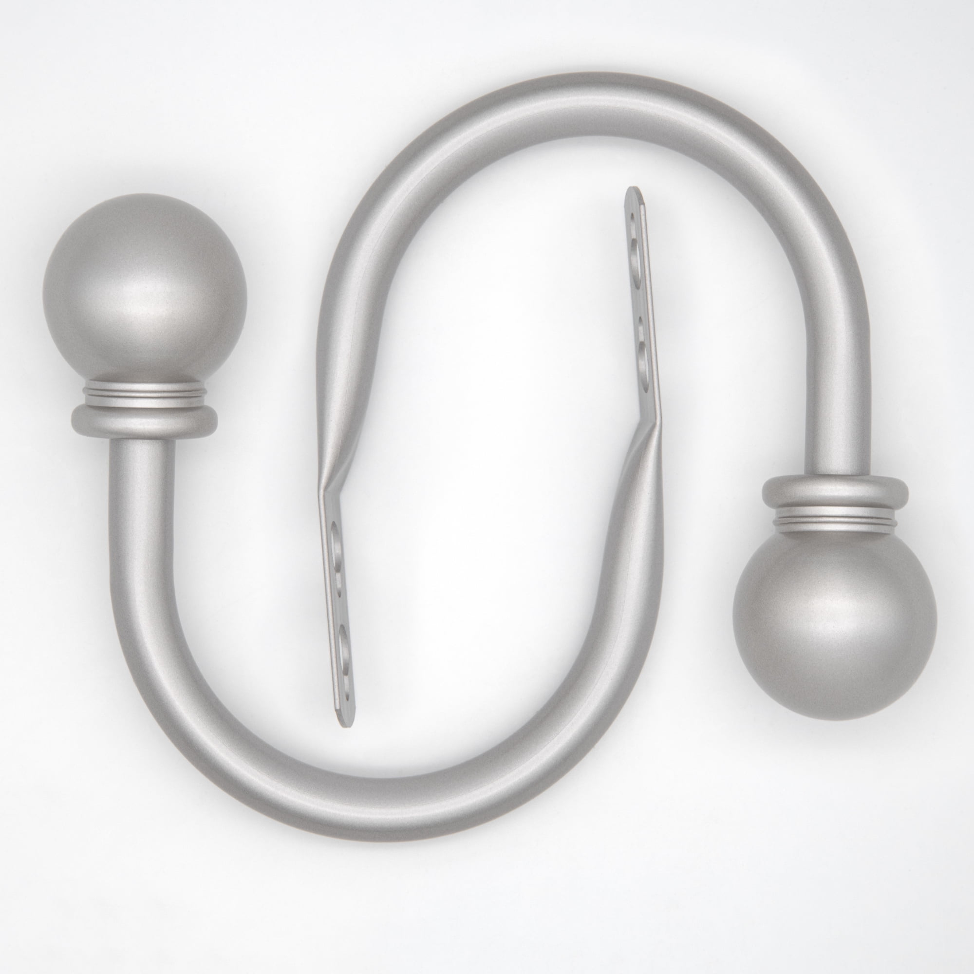 Mainstays Nickel Ball Curtain Rod Holdbacks (2 Count)