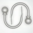 thumbnail image 1 of Mainstays Nickel Ball Curtain Rod Holdbacks (2 Count), 1 of 6
