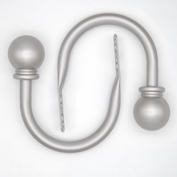 Mainstays Nickel Ball Curtain Rod Holdbacks (2 Count)